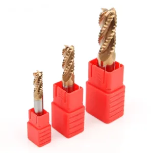 HRC55 4 Flute Tungsten Carbide Roughing End Mill (Roughing Milling Cutter, Corn Cob Milling Cutter)