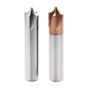 Carbide corner rounding end mill inner R end mill for alloy steel and non-ferrous metals