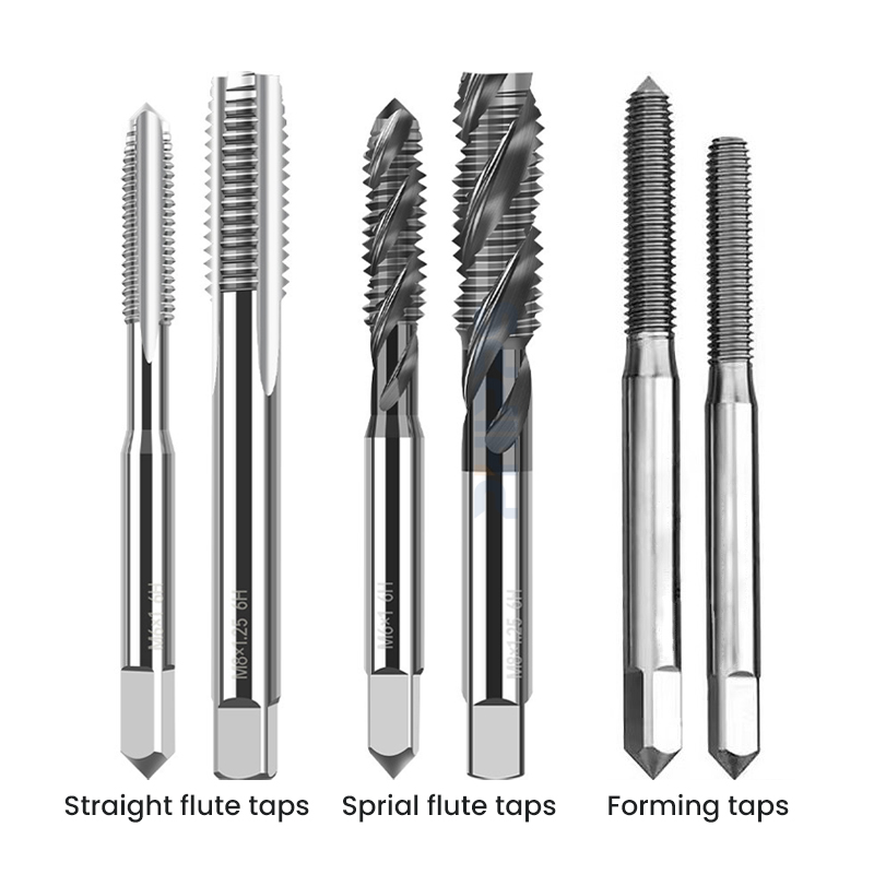 carbide taps straight flute taps spiral flute taps forming taps