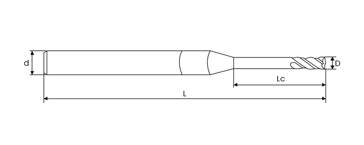 CNC milling cutter
