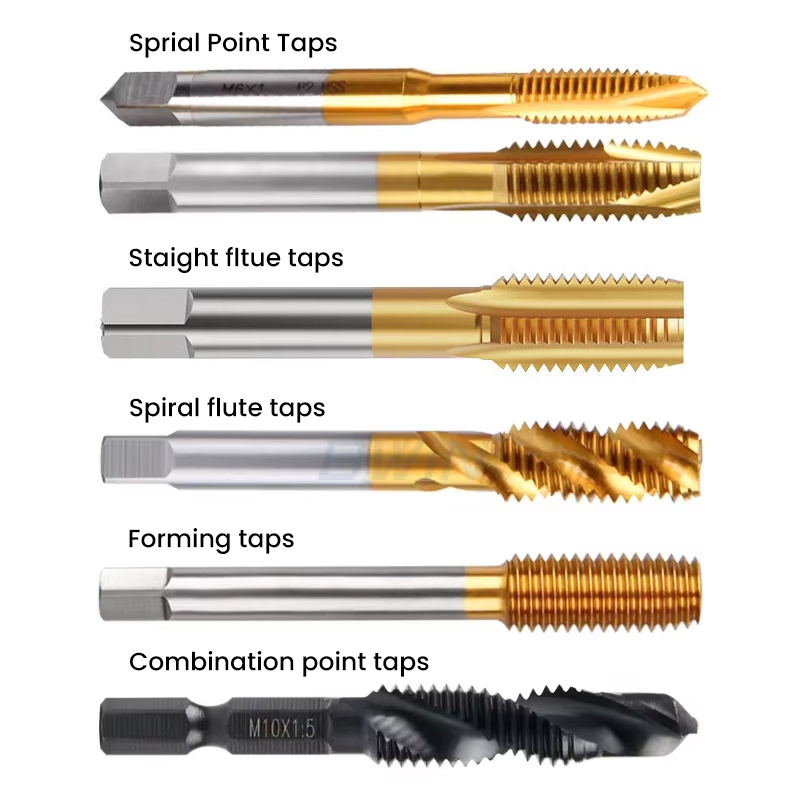 bwin hss spiral flute tap straight flute tap forming tap