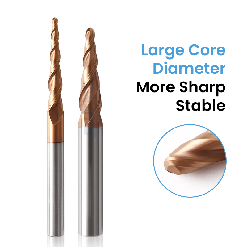 2 flute ball nose end mill