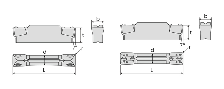 tungsten carbide MGNM insert