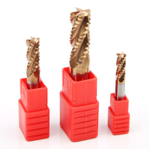 Carbide roughing end mill with TiSiN coating for HRC55 machining