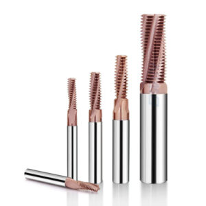 Full profile thread mill in ultra-fine grain solid carbide, PVD coated, for metric and ISO threads